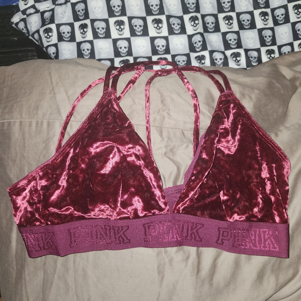 Pink bra